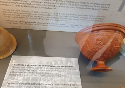 Dettaglio della Coppa creata e donata da Capitini Matteo al Museo Archelogico Nazionale di Arezzo